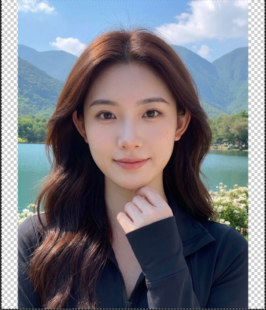 Open your portrait in Photoshop