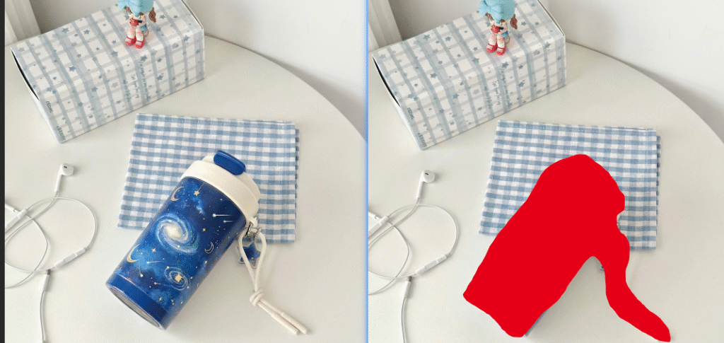 Red Marking Open the image in Ps