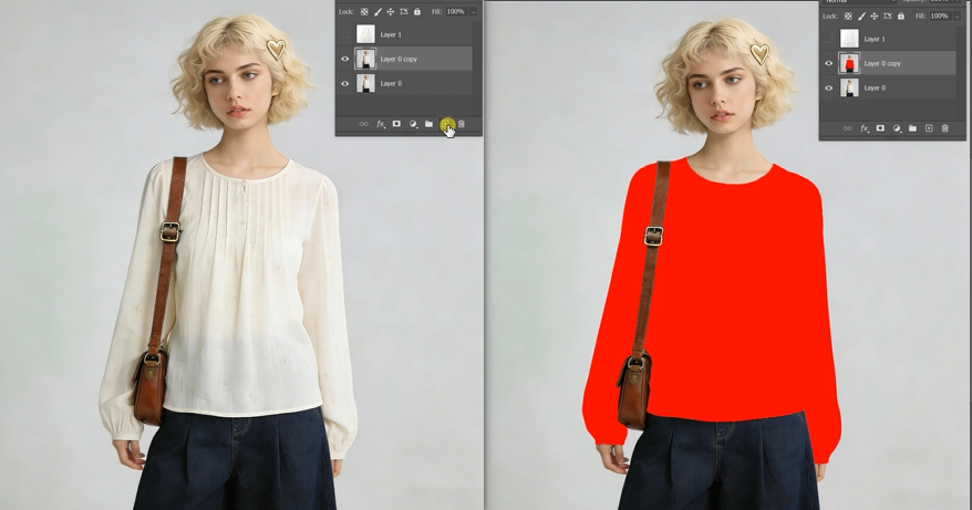 Mark the Original Top in Red