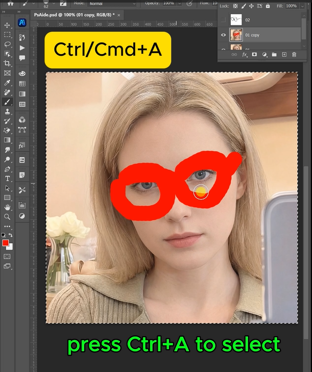 How to Swap Glasses on a Model in Photoshop with Nano Banana Pro ...