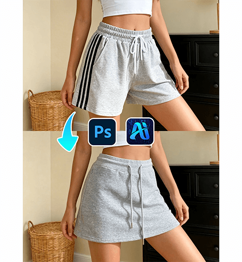 From Sweatpants to Skirt: How to Change Bottoms on a Model with AI