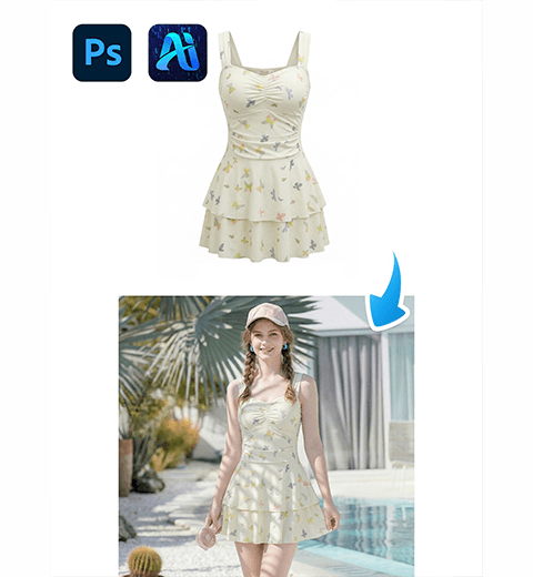 How to Replace a Swimsuit on a Model in 60 Seconds with Nano Banana Pro