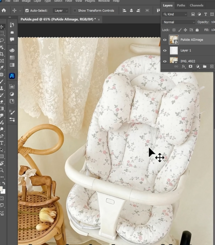 Generate nano banana stroller pattern transfer