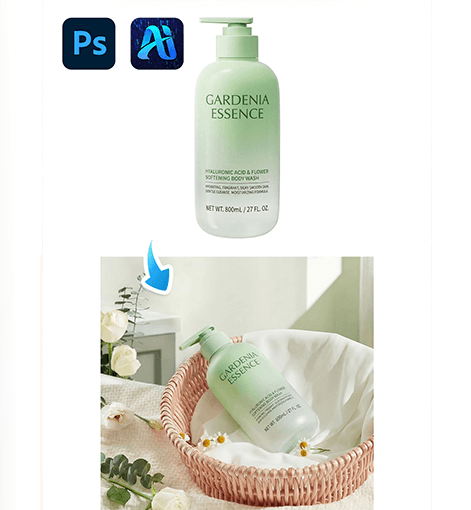3 Minutes Guide: nano banana body wash scene placement