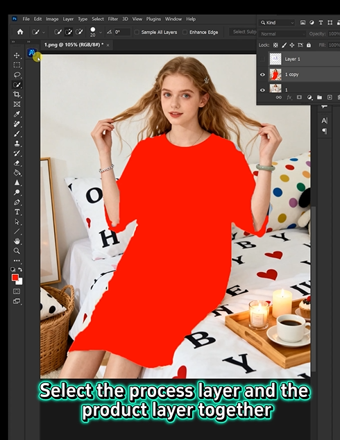Mark the Original Set in Red