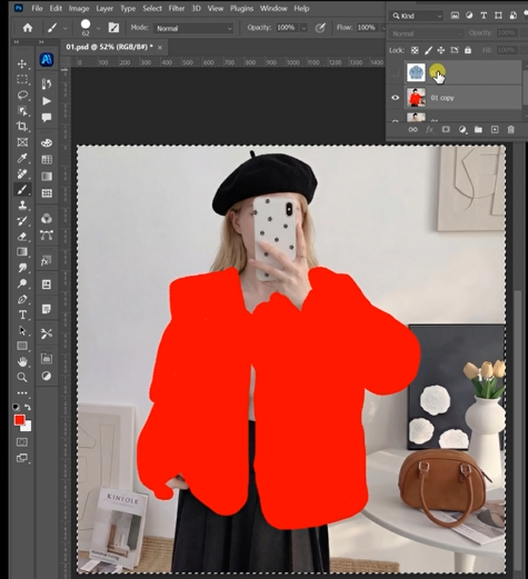 Mark in Red