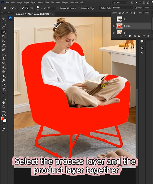 Mark the Original Sofa in Red