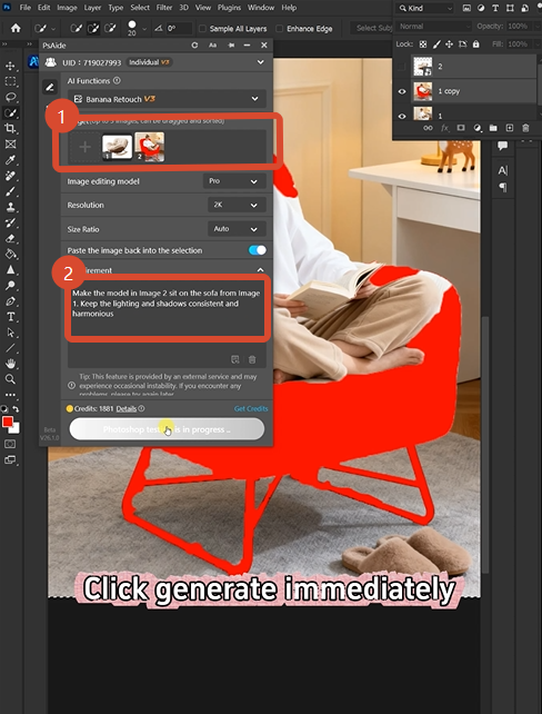 Configure AI and Write Your Prompt