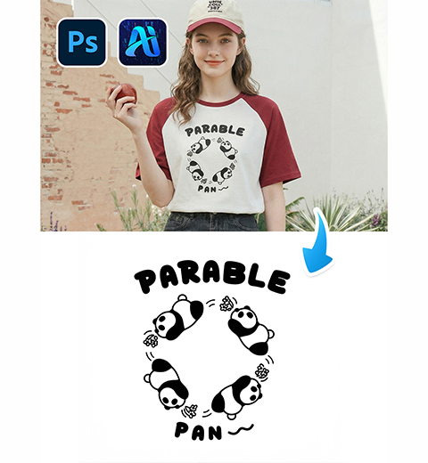 Extract Clothing Chartlet Patterns with Psaide Nano Banana in PS – One-Click Pattern Isolation