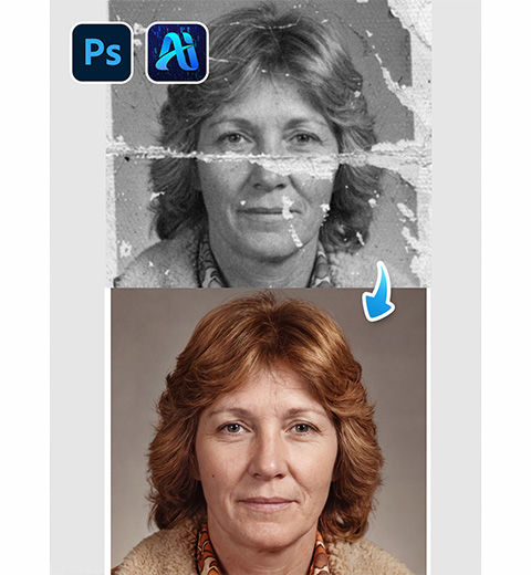 How to Restore and Colorize Old Photos in PS with Psaide Nano Banana