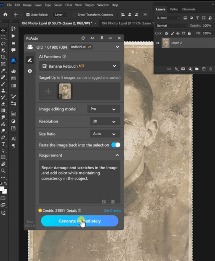 2. How to use nano banana for old photo restoration