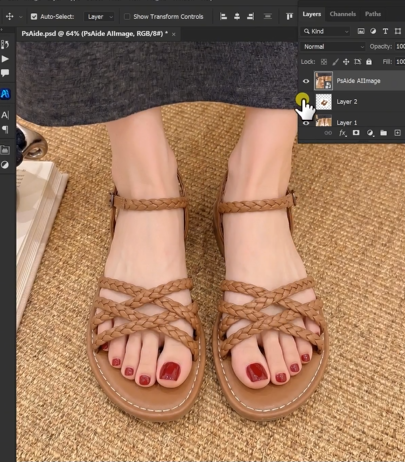 Generate nano banana sandal replacement