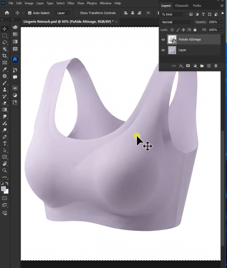 Generate nano banana lingerie retouch to 3D