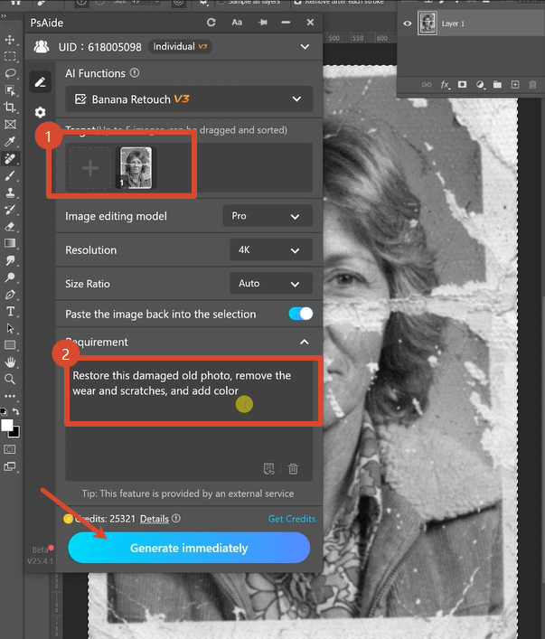 Launch Nano Banana Pro and configure high-quality parameters