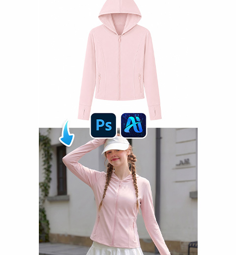 How to Replace a T-Shirt with a Sun Protection Jacket Using Nano Banana Pro in Photoshop