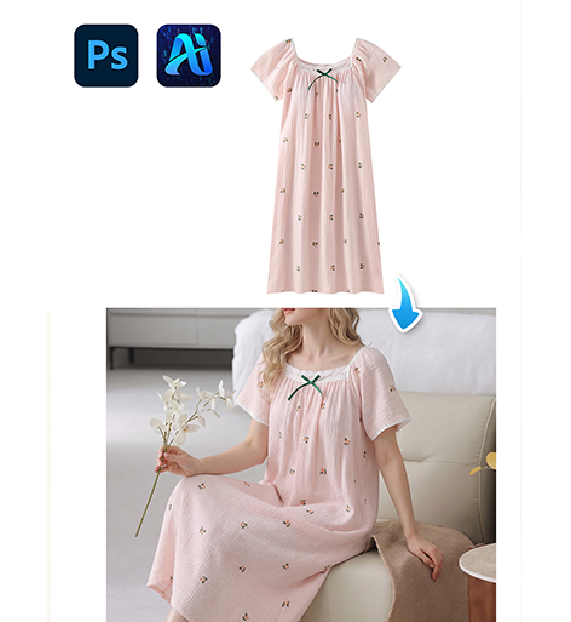 3 Minutes Guide: nano banana sleepwear replacement for female model
